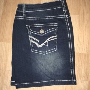 Jean skirt size 16